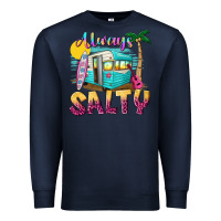 Navy always salty with caravan Premium Sweatshirt - texasbilliewilder