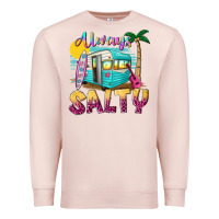 Pale Pink always salty with caravan Premium Sweatshirt - texasbilliewilder