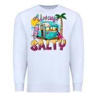 White always salty with caravan Premium Sweatshirt - texasbilliewilder