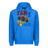 True Royal i'am three truck yeah Premium Hoodie - Artiststas