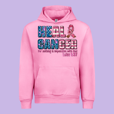 Heal Cancer With Cancer Ribbon Urban Hoodie Designed By Adodesignshop