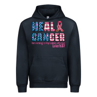 Navy heal cancer with cancer ribbon Urban Hoodie - AdoDesignShop