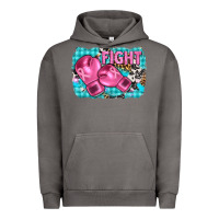 Pigment Tornado fight with boxing gloves and cancer ribbon Urban Hoodie - AdoDesignShop
