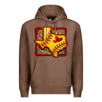 Chestnut leopard softball texas map Premium Hoodie - Jasminsmagicworld