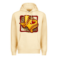 Pina Colada leopard softball texas map Premium Hoodie - Jasminsmagicworld
