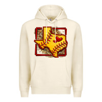 Tofu leopard softball texas map Premium Hoodie - Jasminsmagicworld