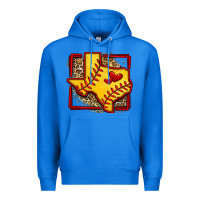 True Royal leopard softball texas map Premium Hoodie - Jasminsmagicworld