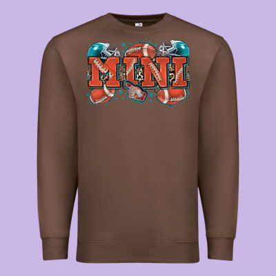 Mini American Football Premium Sweatshirt Designed By Zillion Design Studio