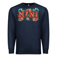 Navy mini American football Premium Sweatshirt - Zillion Design Studio