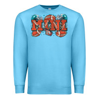 Ocean Blue mini American football Premium Sweatshirt - Zillion Design Studio