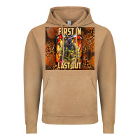 Vintage Camel first in last out firefighter Vintage Hoodie - AdoDesignShop