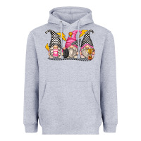 Heather Grey race gnomes Heavyweight Hoodie - Zillion Design Studio