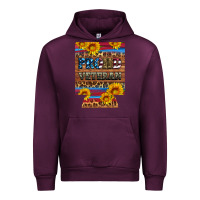 Mauve Wine proud veteran  12 oz regular can cooler Urban Hoodie - Artiststas