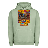 Pigment Oil Green proud veteran  12 oz regular can cooler Urban Hoodie - Artiststas