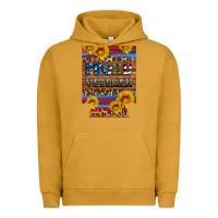 Pigment Peanut Butter proud veteran  12 oz regular can cooler Urban Hoodie - Artiststas