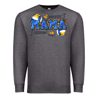 Charcoal Heather mama volleyball Premium Sweatshirt - Zillion Design Studio