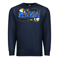 Navy mama volleyball Premium Sweatshirt - Zillion Design Studio