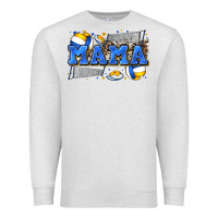 Oatmeal Heather mama volleyball Premium Sweatshirt - Zillion Design Studio