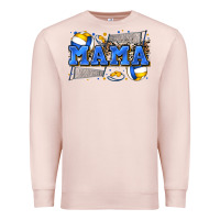 Pale Pink mama volleyball Premium Sweatshirt - Zillion Design Studio