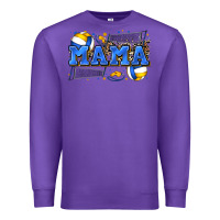 Purple mama volleyball Premium Sweatshirt - Zillion Design Studio