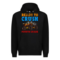 Black ready to crush fourth grade Premium Hoodie - Artiststas