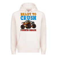 Pale Pink ready to crush fourth grade Premium Hoodie - Artiststas