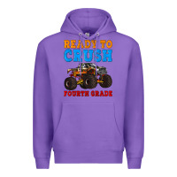 Purple ready to crush fourth grade Premium Hoodie - Artiststas
