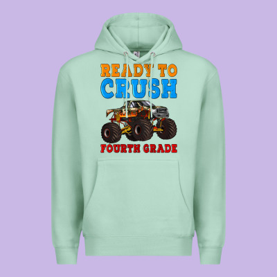 Ready To Crush Fourth Grade Premium Hoodie Designed By Artiststas