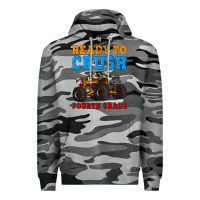 Slate Camo ready to crush fourth grade Premium Hoodie - Artiststas