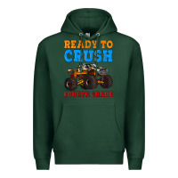 Sports Green ready to crush fourth grade Premium Hoodie - Artiststas