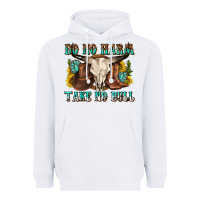 White do no harm take no bull western Heavyweight Hoodie - texasbilliewilder