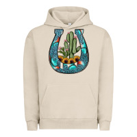 Pigment French Oak cactus horseshoe Urban Hoodie - JahusDesignShop