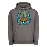 Pigment Tornado cactus horseshoe Urban Hoodie - JahusDesignShop