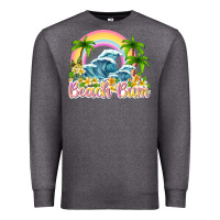 Charcoal Heather beach bum Premium Sweatshirt - texasbilliewilder