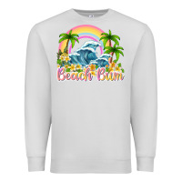 Dove Grey beach bum Premium Sweatshirt - texasbilliewilder