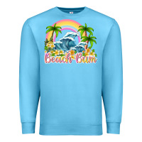 Ocean Blue beach bum Premium Sweatshirt - texasbilliewilder