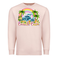 Pale Pink beach bum Premium Sweatshirt - texasbilliewilder