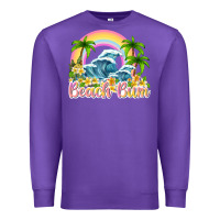 Purple beach bum Premium Sweatshirt - texasbilliewilder