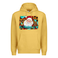 Antique Gold it's Christmas y'all background Premium Hoodie - JahusDesignShop