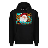 Black it's Christmas y'all background Premium Hoodie - JahusDesignShop