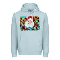 Blue Mist it's Christmas y'all background Premium Hoodie - JahusDesignShop