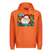 Carrot it's Christmas y'all background Premium Hoodie - JahusDesignShop