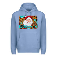 Colony Blue it's Christmas y'all background Premium Hoodie - JahusDesignShop