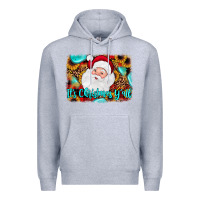Heather Grey it's Christmas y'all background Premium Hoodie - JahusDesignShop