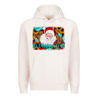 Pale Pink it's Christmas y'all background Premium Hoodie - JahusDesignShop