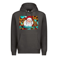Smoke it's Christmas y'all background Premium Hoodie - JahusDesignShop