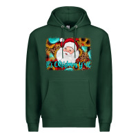 Sports Green it's Christmas y'all background Premium Hoodie - JahusDesignShop