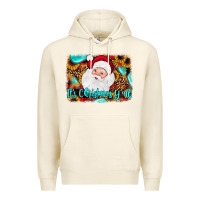 Tofu it's Christmas y'all background Premium Hoodie - JahusDesignShop