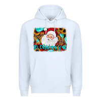 White it's Christmas y'all background Premium Hoodie - JahusDesignShop