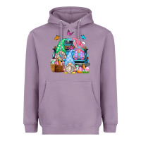 Lavender easter farm truck Heavyweight Hoodie - Zillion Design Studio
